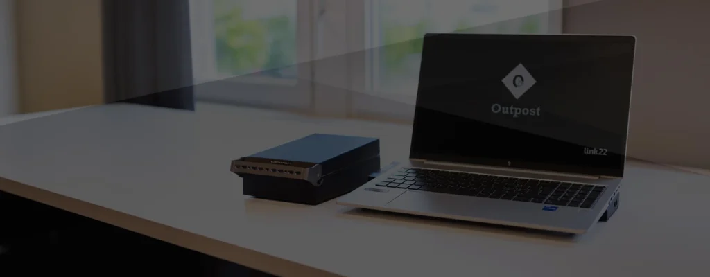 Närbild laptop härdad dator