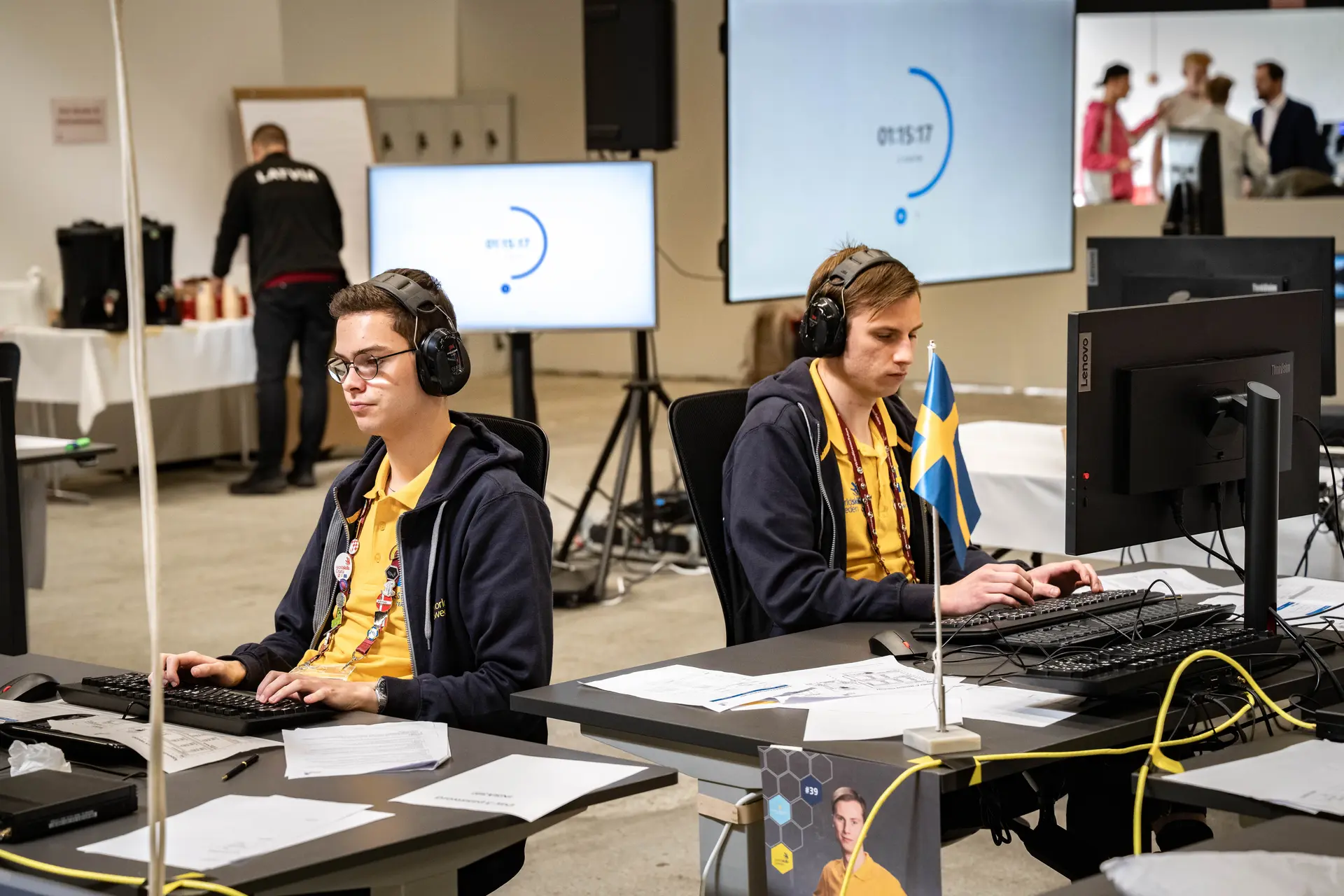 2 link22 anställda på euroskills