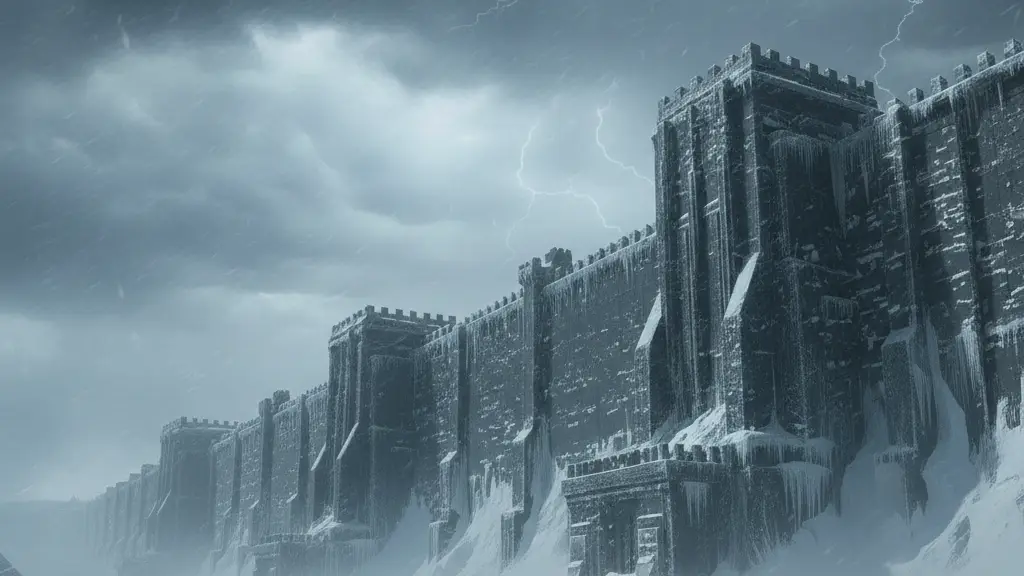 hög mur i åska symboliserar digitala hot