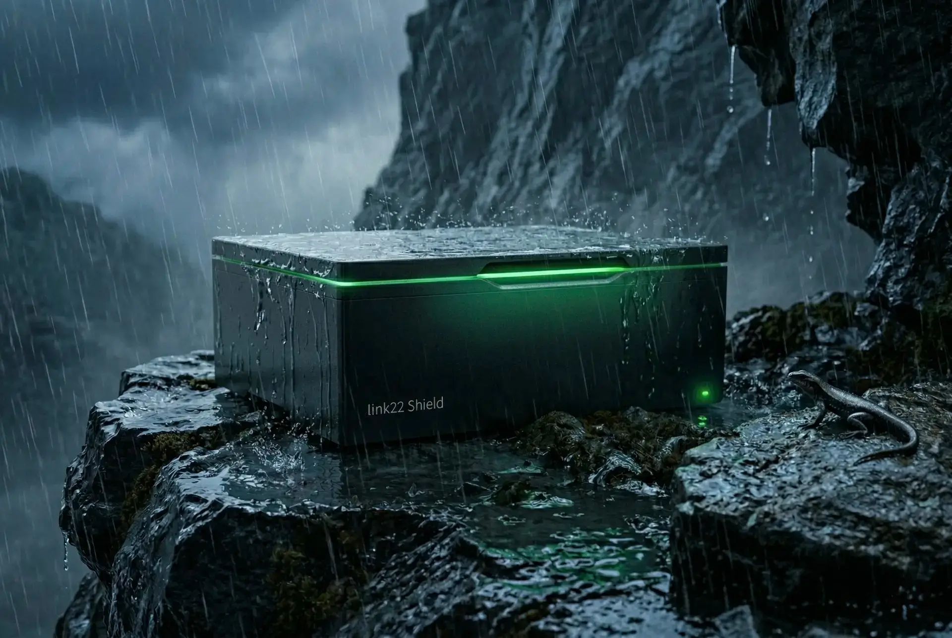 bruslåda mot avlyssning i regn