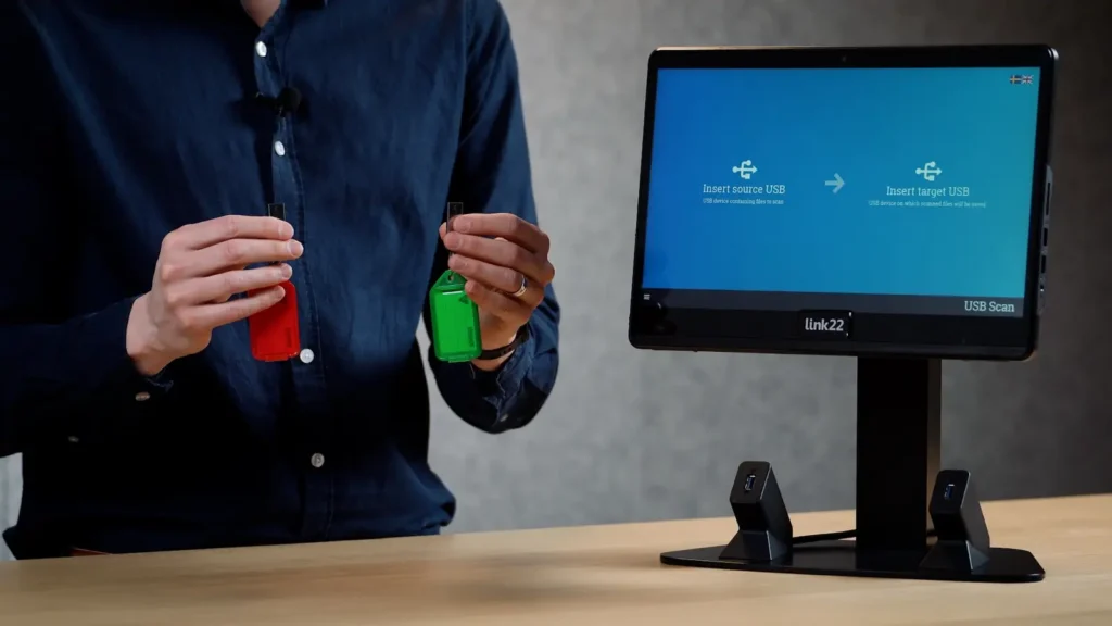 USB scan antivirus lösning och 2 usb minnen