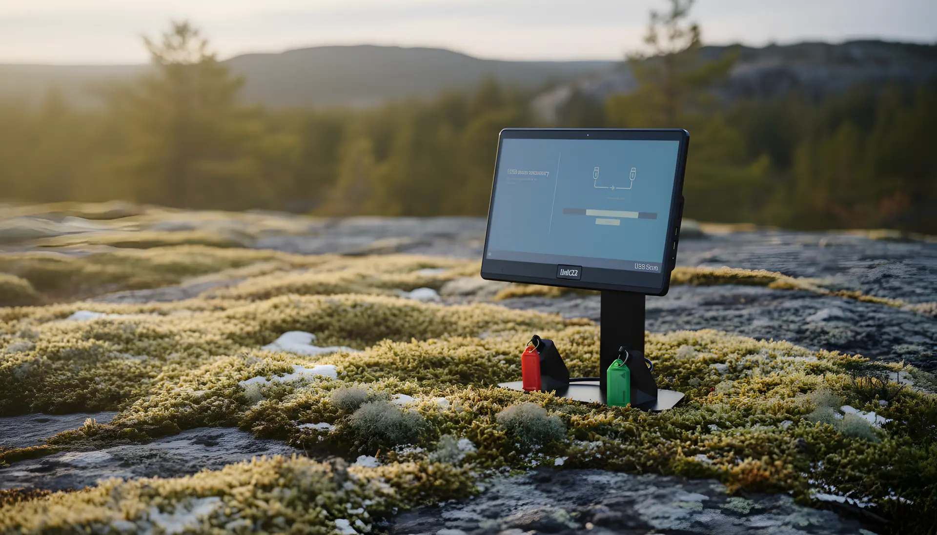 USB antivirus scan lösning utomhus